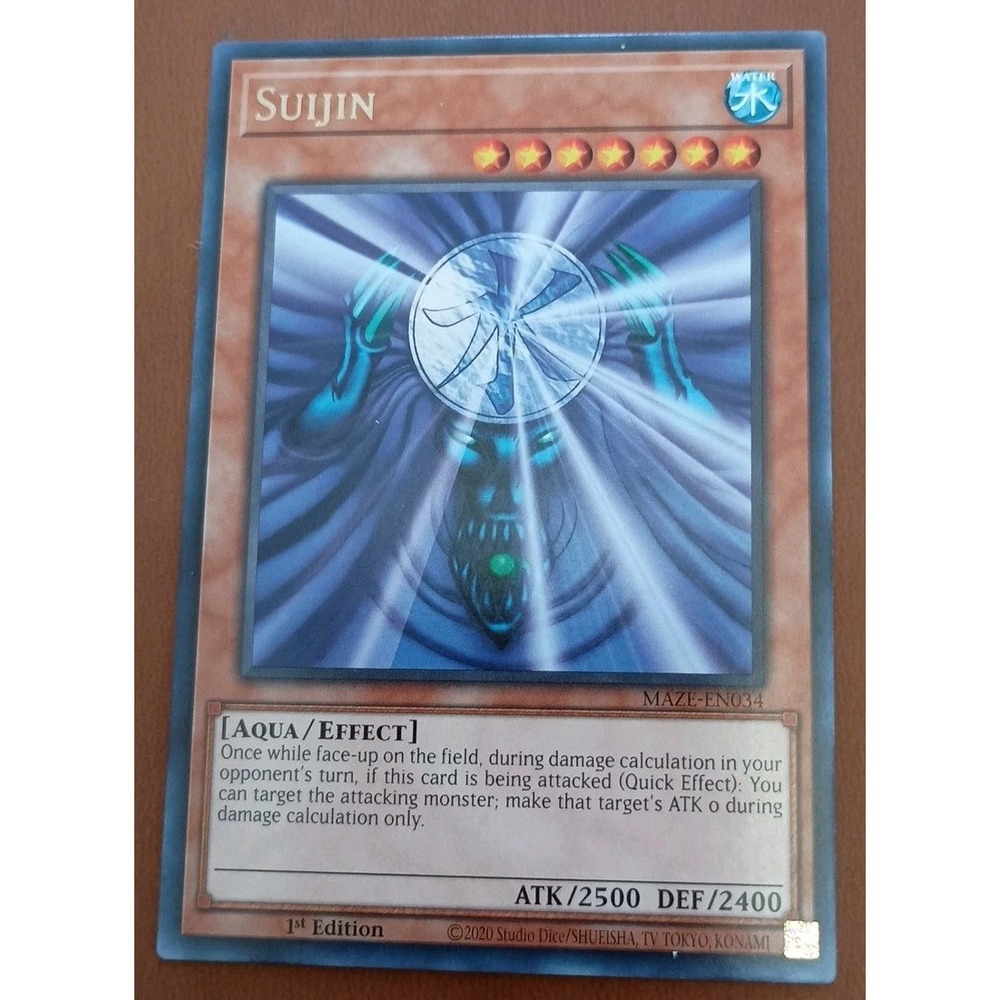 Yu-Gi-Oh! Suijin MAZE-EN034 1st Edition Rare Konami TCG Card